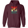 Surf Lover, Summer Surf, Catch The Wave, Retro Summer Gift, Surfing Love Gift Pullover Hoodie