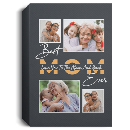 Best Mom Ever Canvas, Personalized Picture Gift CB106 Canvas