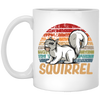 Vintage Squirrel Gift, Retro Squirrel, Best Of Squirrel Retro Style White Mug