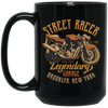 Saying Legendary Garage Brooklyn New York, Retro Street Bike Gift