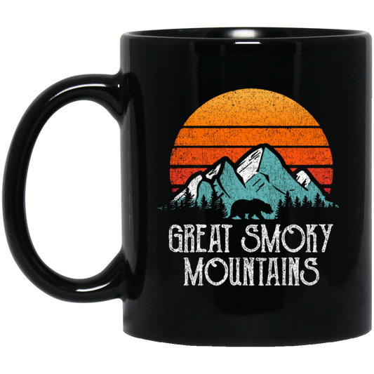 Retro Great Smoky Mountains National Park Bear