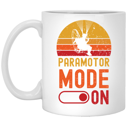 Retro Love To Fly, Paramotor Mode On Love, Paraglider Gift