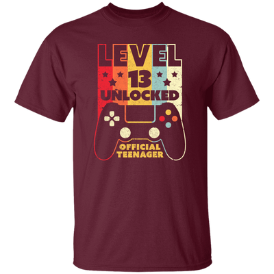 Level 13 Unlocked Official Teenager 13th, Funny Birthday Gift Unisex T-Shirt