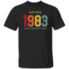 Vintage 1983, Limited Edition, Limited 1983 Gift, Birthday Gift