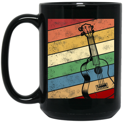 Guitar Bass Retro, Music Vintage, Love Music, Best Of Guitar Black Mug