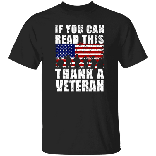 If You Can Read This, Thank A Veteran, Vegetable Lover Gift Unisex T-Shirt