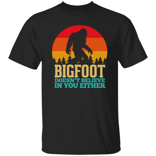 Bigfoot Sasquatch Believe Big Foot Gift, Bigfoot Vintage