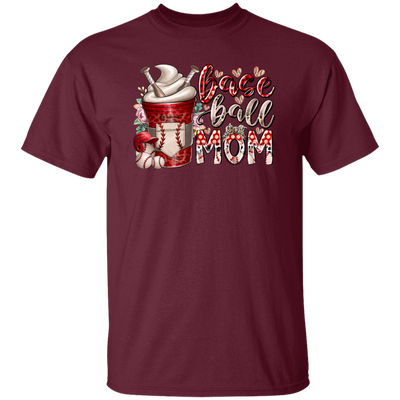 Gift For Mom, Mother's Day Gift, Best Mom Gift, Coffee Lover Gift, Best Baseball Lover Unisex T-Shirt
