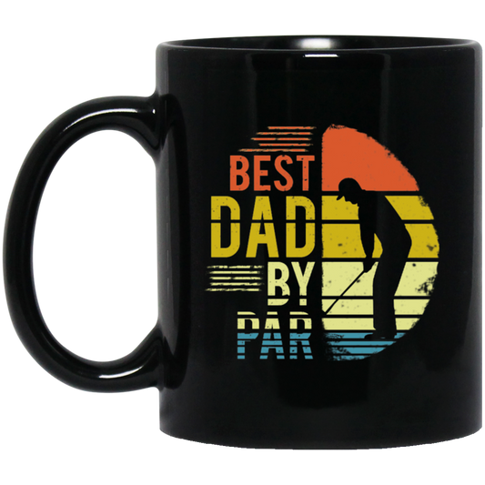 Best Dad By Par Golf Vintage Love Do Golf Retro Style