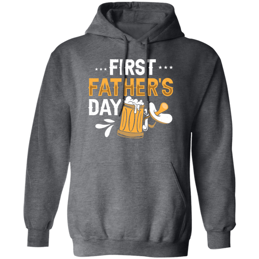 Funny Father, First Father_s Day, Love Beer Gift, Beer For Kid Or Not Pullover Hoodie