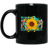 Mother's Gift, Being A Mom Makes My Life Complete, Best Mother In My Life, Colorful Mom Gift Black Mug