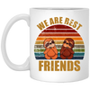 Sloth Friends We Are Best Friends White Mug