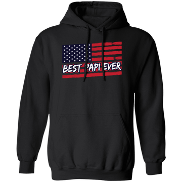 Best papi ever Vintage, American US Flag Grandpa