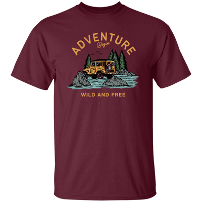 Love To Adventure, Begin To Adventure, Wild And Free, Mountain And Sea Unisex T-Shirt