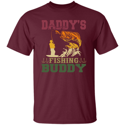 Dad Gift, Daddy Love Fishing, Daddy's Fishing Buddy, Love To Fish Unisex T-Shirt