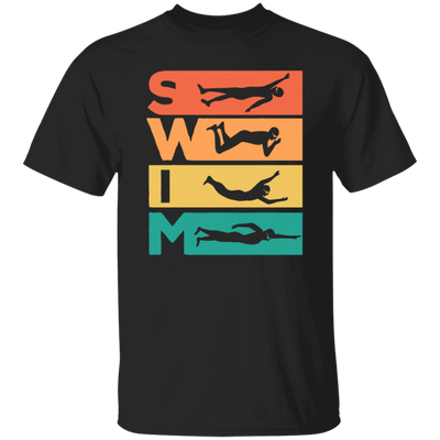 Love To Swim, Retro Swimming, Swimmer Love Gift, Best Swim Lover Unisex T-Shirt