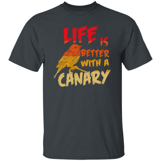 Canary Bird Life Is Better With A Fashionable Bird Vintage Unisex T-Shirt