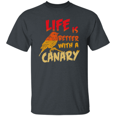 Canary Bird Life Is Better With A Fashionable Bird Vintage Unisex T-Shirt