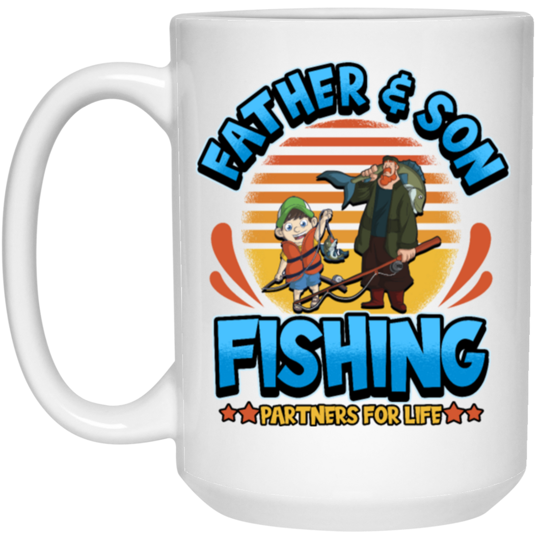 Father And Son Partner for Lifer Saying Father_s Day Gift