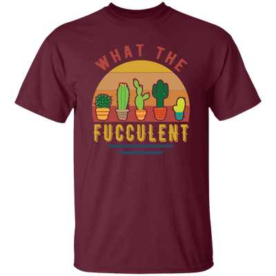 Retro What The Fucculent Succulents Cactus Plants
