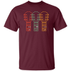 Retro Guitar Dad, Dad Guitar Chords Unisex T-Shirt