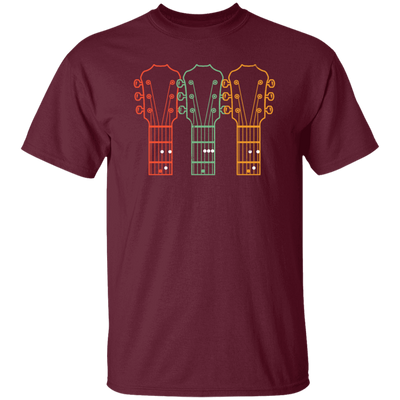 Retro Guitar Dad, Dad Guitar Chords Unisex T-Shirt