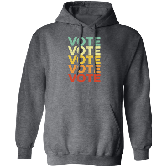 Retro Election Vote Retro Vintage Election Voter Pullover Hoodie