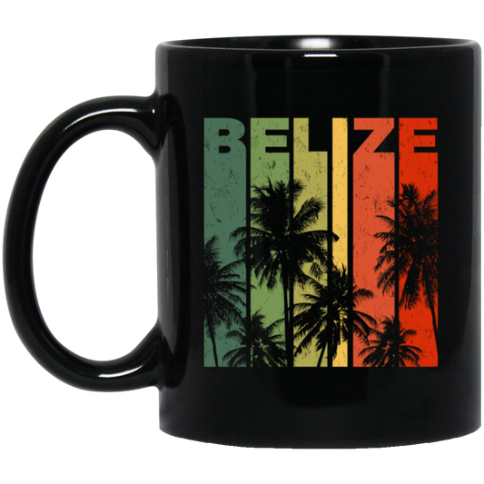 Retro Belize Beach Vacation Souvenir