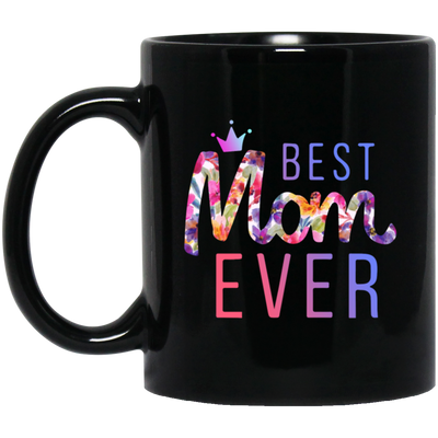 Galaxy Mom, Love Mother Gift, Best Mom Ever, Love My Mom, Mom's Gift Black Mug