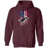 American Flag, Rodeo Bull Rider American Flag Patriotic Cowboys, Best Cowboy Pullover Hoodie