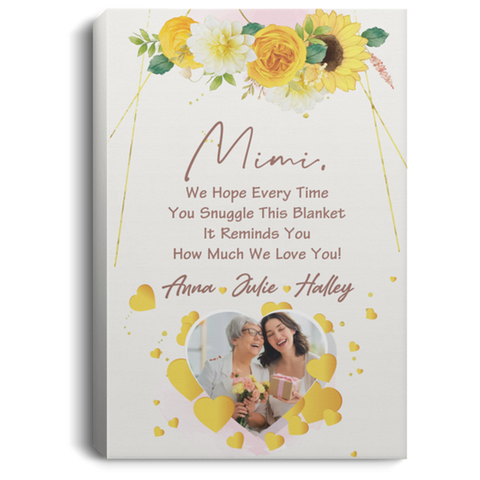 Personalized Letter For Mimi Canvas, Love Mother's Day Gift CB102 Canvas