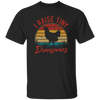 Retro I Raise Tiny Dinosaurs Chicken Lover Chickens Farm