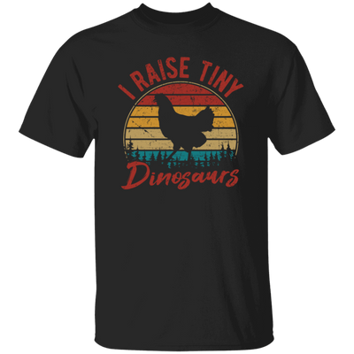 Retro I Raise Tiny Dinosaurs Chicken Lover Chickens Farm