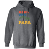 Reel Cool Papa, Dad Gift, Vintage Movie Lover Gift Pullover Hoodie