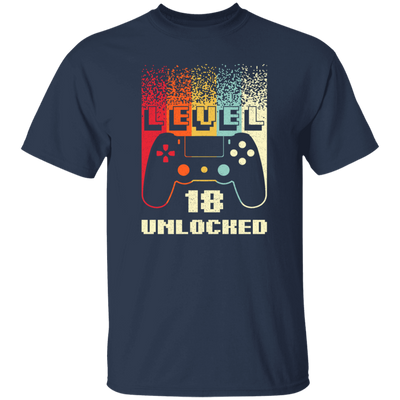 Retro 18th Birthday Gift, Level 18 Unlocked, Play Gaming Lover