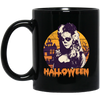 Happy Halloween, Happy Halloween Witch, Horror Gift Black Mug