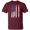 American Flag, Mental Health Nurse, American Psych Nurse, Love Nurse Gift Unisex T-Shirt