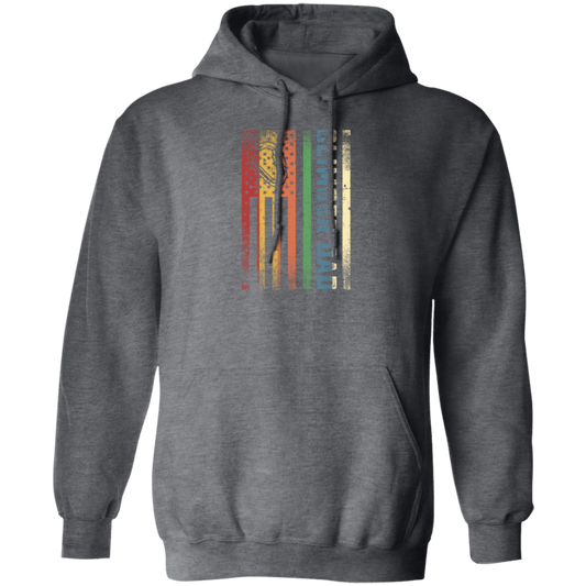 Retro Dad Rock Climbing - Mountain Climbing Tools Pullover Hoodie