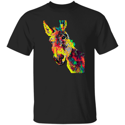 Donkey Colored Design Jackass Mule For Animal Lovers Owners True Friend Colorful Unisex T-Shirt