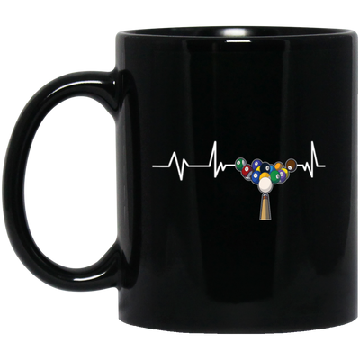 Funny Billiard Heartbeat, Cool Billiard Gift Billiard Fan