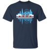 Chicago Skyline Shirt Silhouette IL City Flag Gift