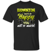 Badminton Love, Shuttlecock Racket Sport Hobby Gift