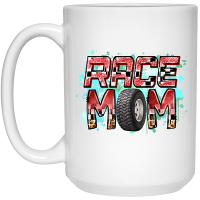 Love Race Mom, Best Gift For Race Mom, Racing Mom, Love Momma Gift White Mug
