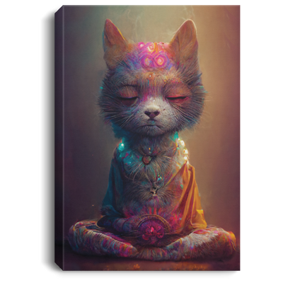 Looking Like A Monk, Translucent Slimey Steaming Brain, Cat Do Yoga, Old Beauty Cat Like Yoga, Yogacat