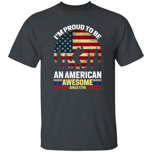 I Am Proud To Be An American. Patriotic USA