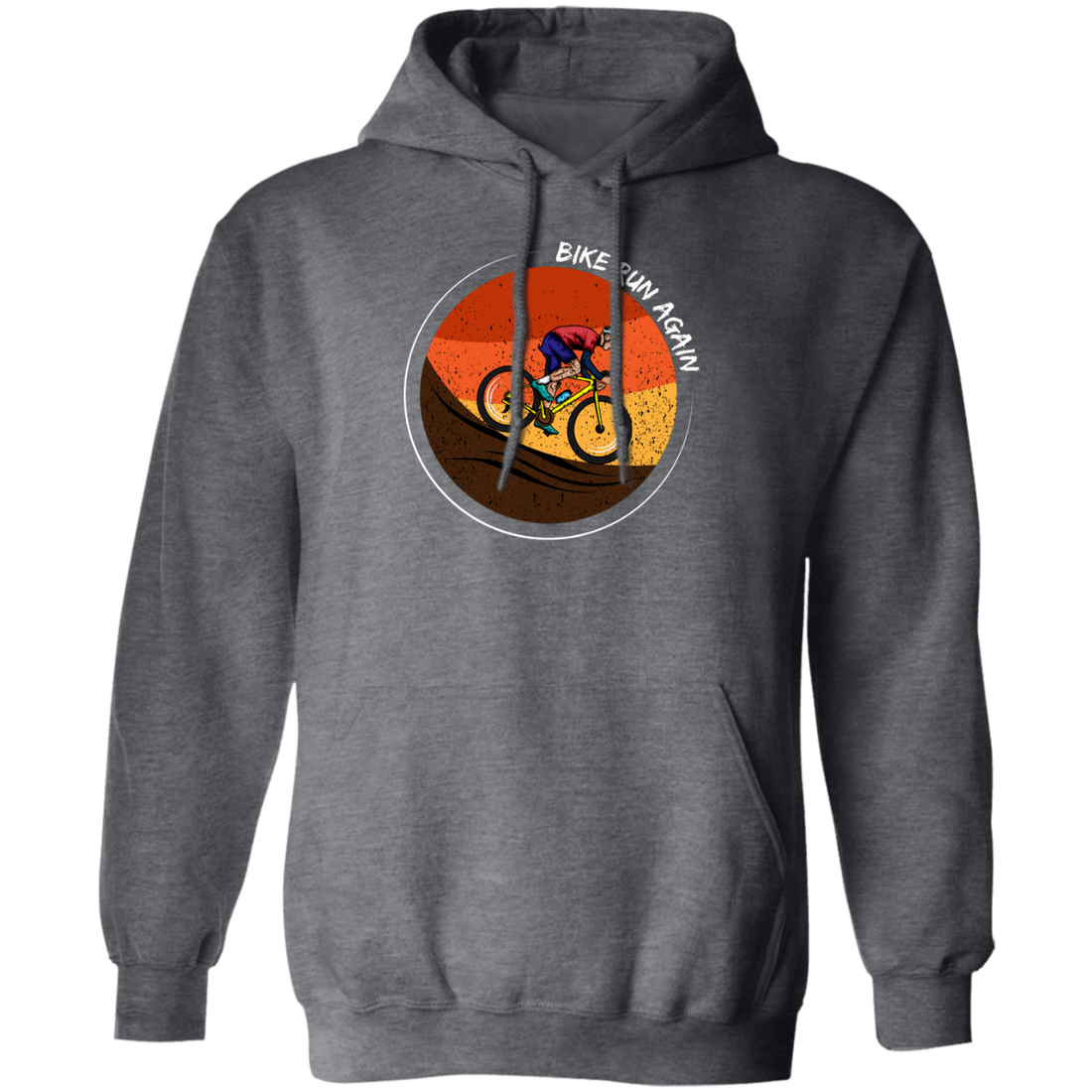 Love To Biking, Best Bike Lover Gift, Retro Biker Love Gift, Ride A Bike Pullover Hoodie