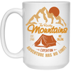 Vintage Retro Rocky Mountains Hiking Camping Gift