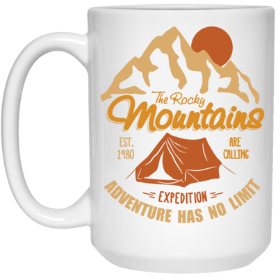 Vintage Retro Rocky Mountains Hiking Camping Gift