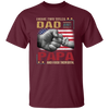 Papa Gift Daddy And Son, I Have Two Titles Dad And Papa, I Rock Them Both