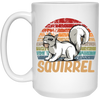 Vintage Squirrel Gift, Retro Squirrel, Best Of Squirrel Retro Style White Mug